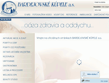 Tablet Screenshot of kupele-bj.sk